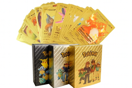 carta metalica pokemon charizard vmax gold brillante edicion exclusiva